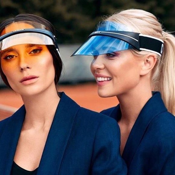 💯 NEW DIOR CLUB 1 OTL Yellow Visor Hat DIORClub1 - Picture 10 of 15